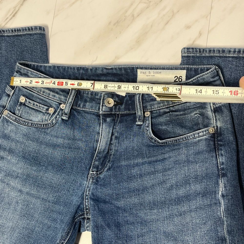 Rag & Bone Dre Low Rise Slim Boyfriend Denim Jean size 26 - Picture 6 of 9
